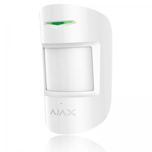 Ajax CombiProtect White kombinovaný detektor pohybu a rozbitia skla Ajax CombiProtect White