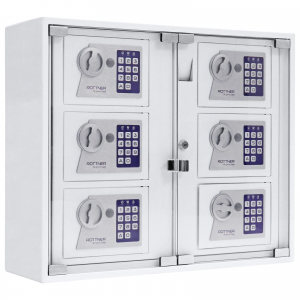 Rottner Key System 6 Zostava 6 kusov elektronických sejfov Rottner Key System 6